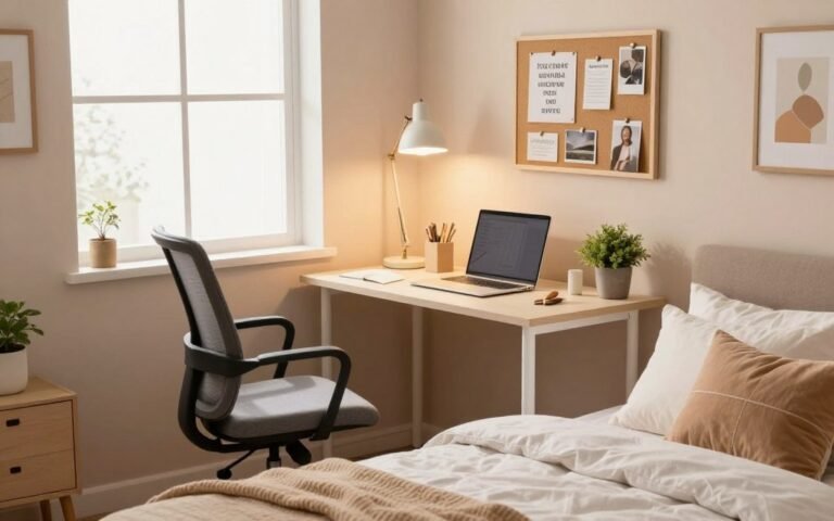 How to Create a Workspace in a Small Bedroom