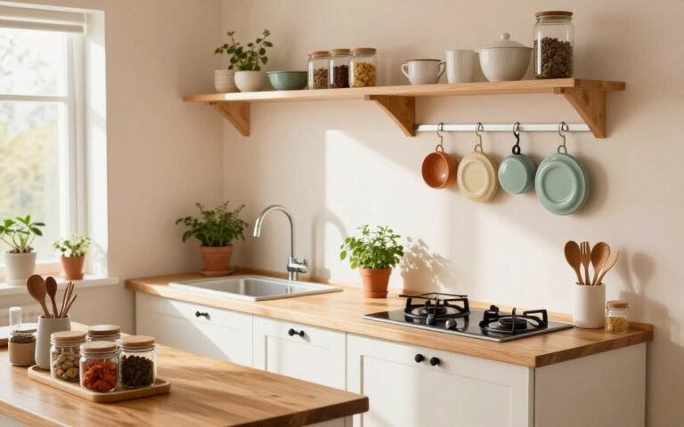 How to Organize a Small Kitchen With Limited Cabinets